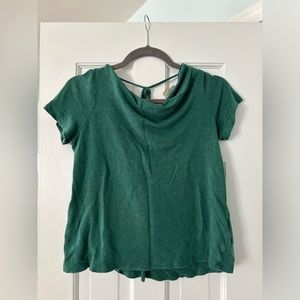 Maeve by Anthropologie green top